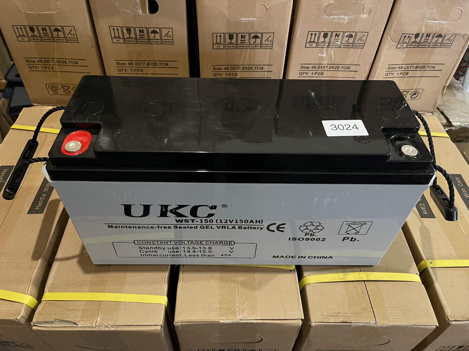 Аккумулятор гелевый UKC GEL Battery тяговой 150 Ah 12 V (11653307) - фото 4 Аккумулятор гелевый UKC GEL Battery тяговой 150 Ah 12 V (11653307) - фото 4