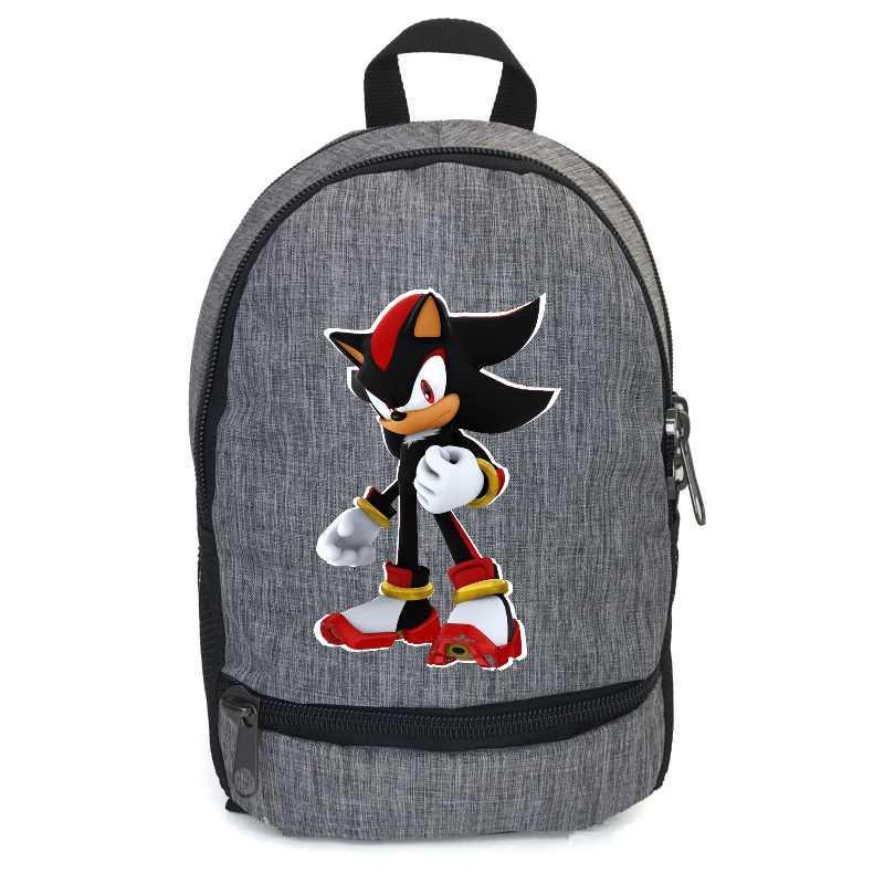 Школьный рюкзак подростковый Cappucino Toys Соник SNC 0011-gry 12,5 л Серый (1669041379)