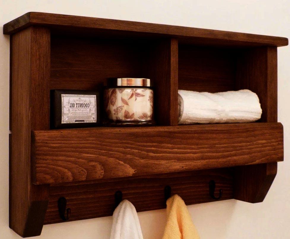 Полка для ванной из дерева Ярмен Латте (ВНП/008316)