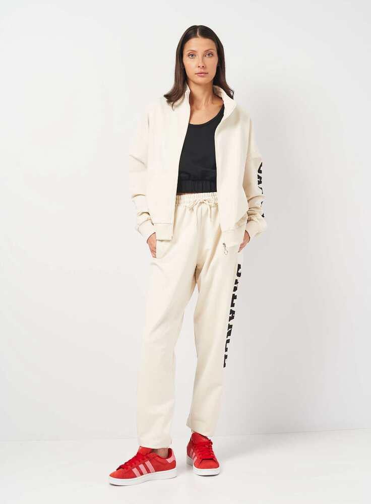 Костюм Forstime 7702x65 з топом жіночий L/XL Бежевий