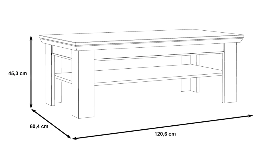 Стол журнальный Kashmir KSMT30 - фото 3