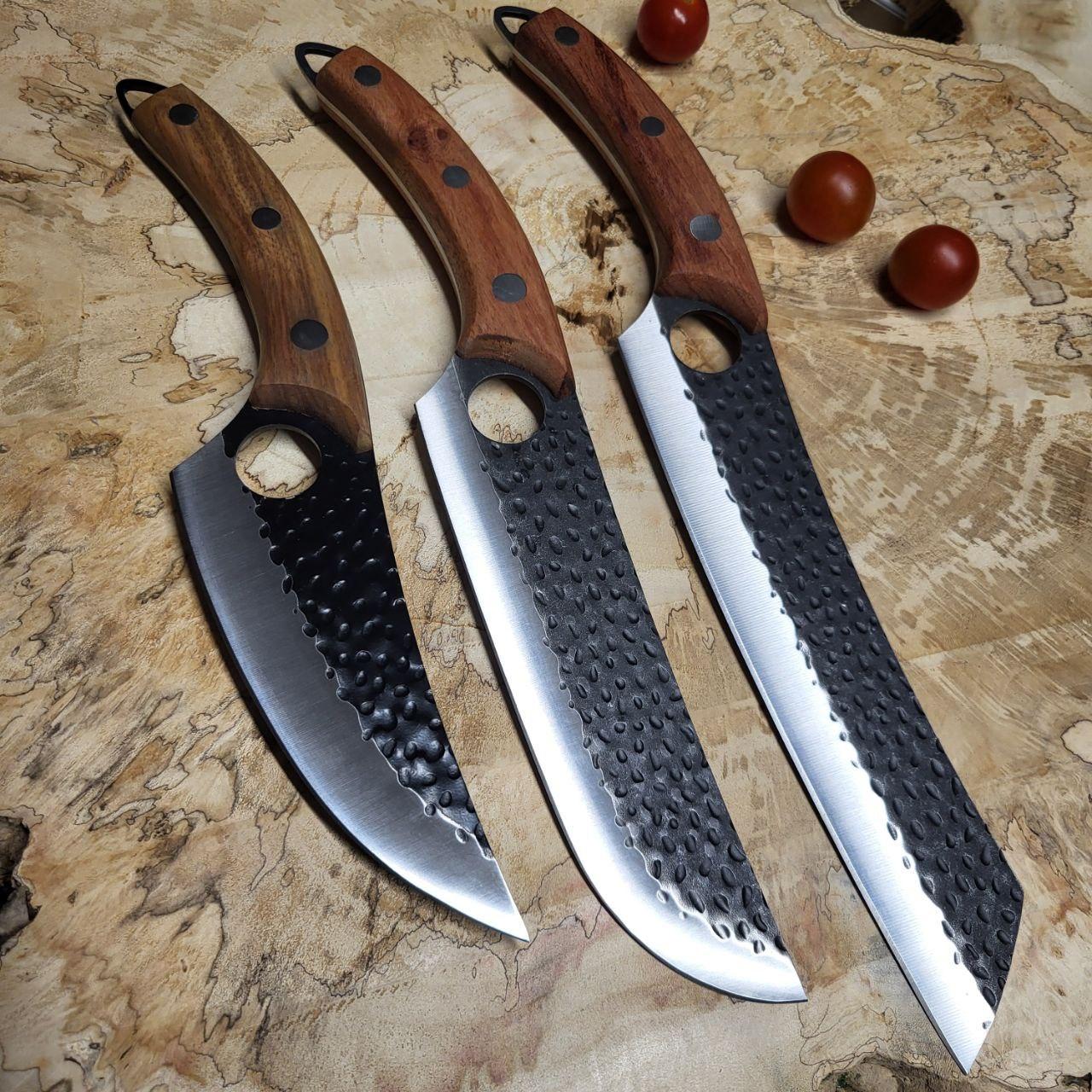 Набор ножей для кухни кованые японские 3 шт. (2634434851)