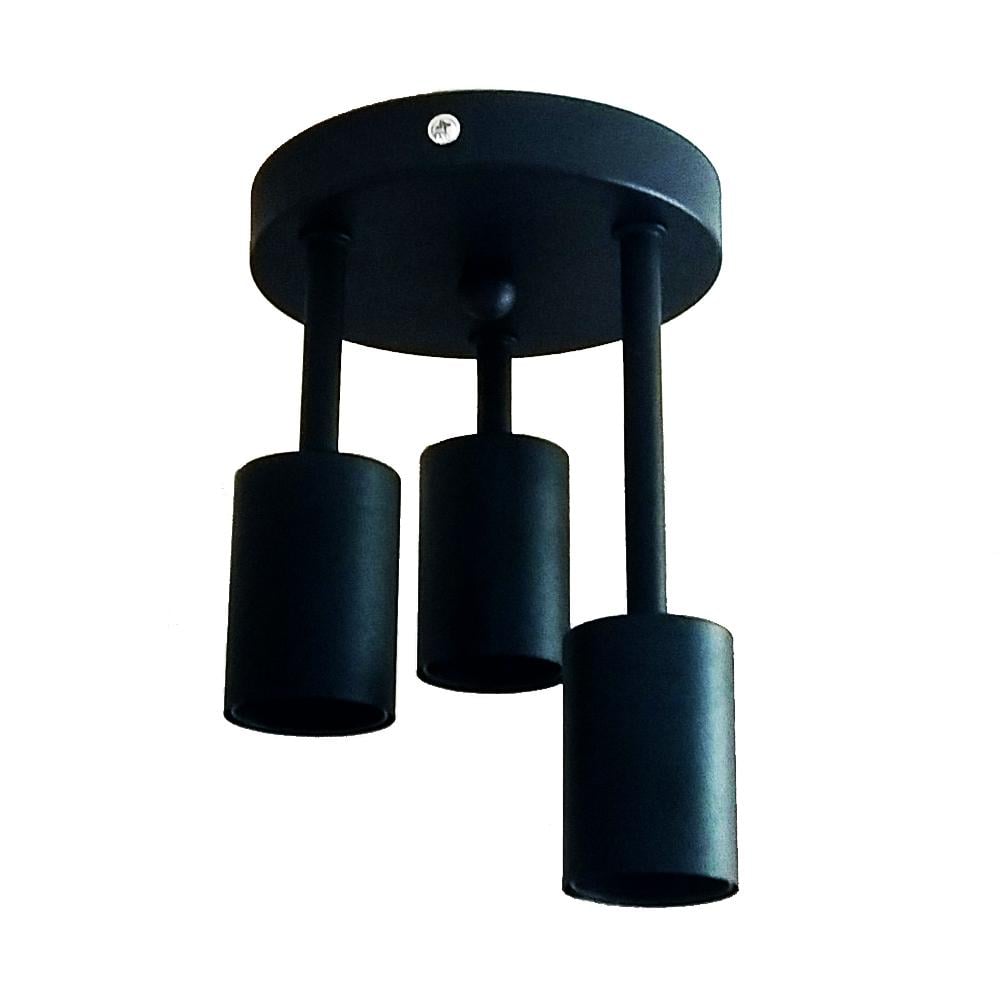 Стельовий світильник в стилі лофт TR-3 Чорний - фото 4 Стельовий світильник в стилі лофт TR-3 Чорний - фото 4