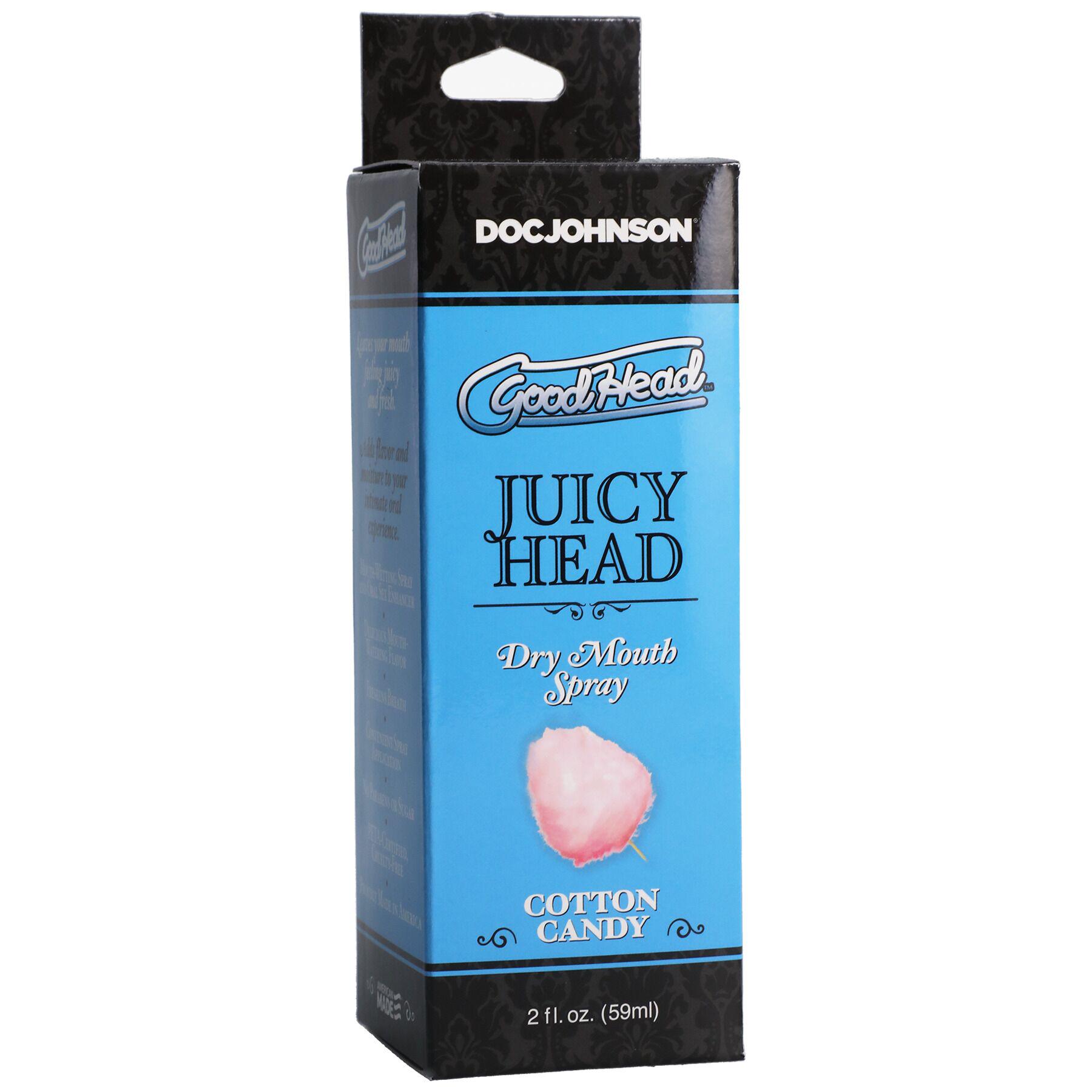 Спрей оральный Doc Johnson GoodHead Juicy Head Dry Mouth Spray Cotton Candy - фото 2