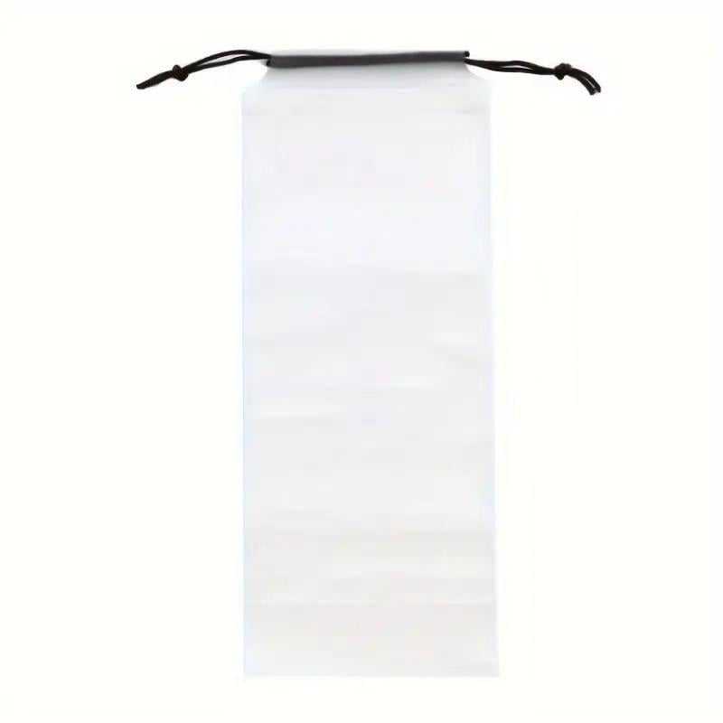 Чехол-сумка для сложного зонта водонепроницаемая с завязками 33х13 см. Матовый полупрозрачный (2743174630)