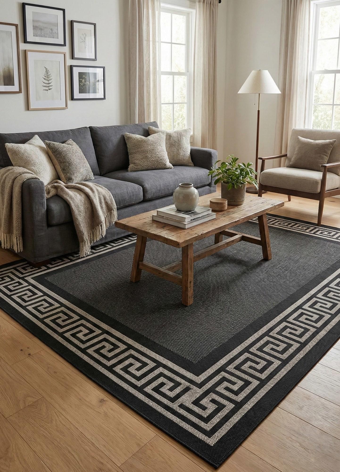 Ковер безворсовый Plutus 1016-0555 120x170 см (100861217)