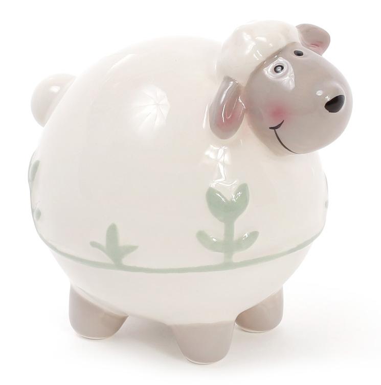 Декоративная керамическая статуэтка Овечка 8,8 см (BD-834-709)