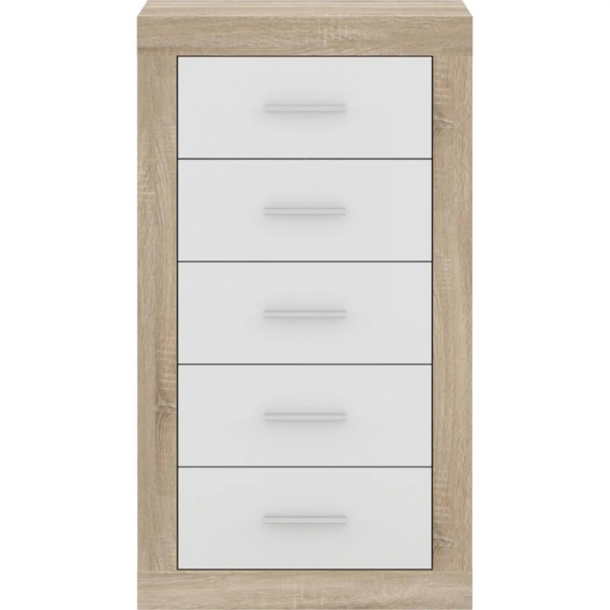 Комод в спальню Гербор Сара KOM5S Дуб сонома/Нимфея альба (00000057659) Комод в спальню Гербор Сара KOM5S Дуб сонома/Нимфея альба (00000057659)