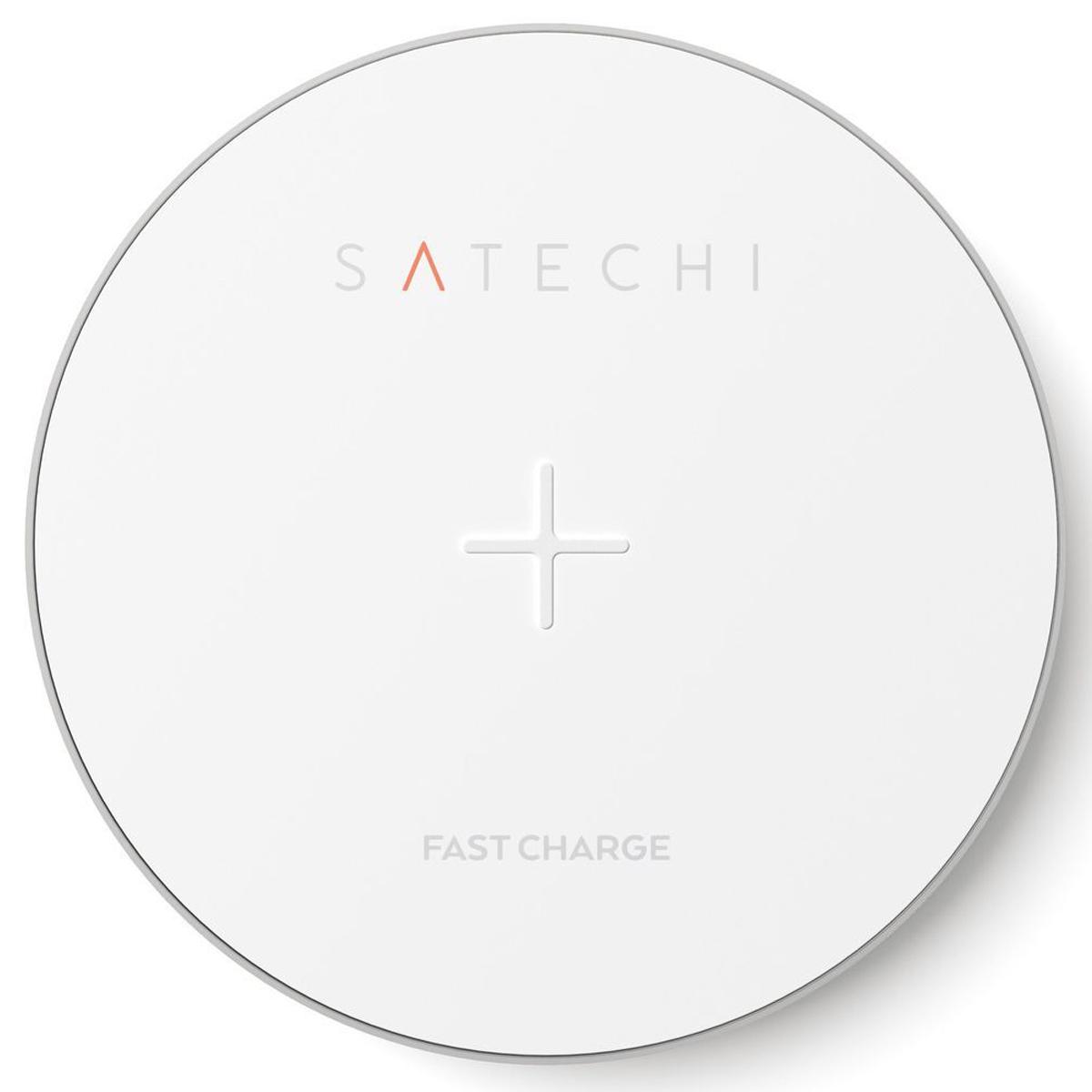 Беспроводная зарядка Satechi Wireless Charging Pad , Silver(ST-WCPS)