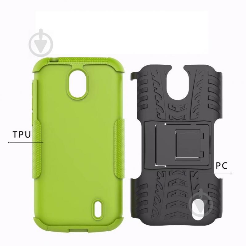 Чехол Armor Case для Nokia 1 Лайм (hub_ONur88939) - фото 3