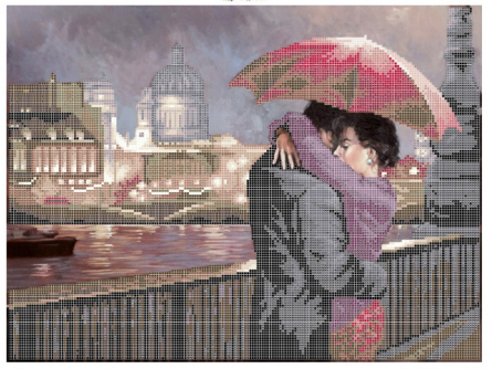 Схема для вышивки бисером Золотая Подкова Встреча в Лондоне ЗПЛ-004 (2900)