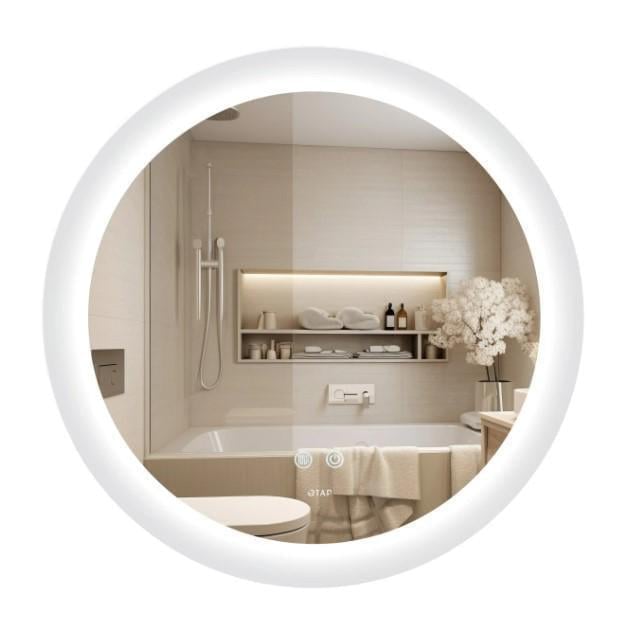 Зеркало Qtap Taurus круглое с LED-подсветкой Touch (QT2478R607)