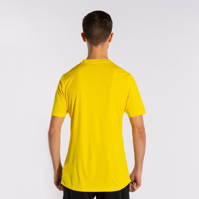 Футболка Joma 102807.901 Inter Ii Short Sleeve T-Shirt M Yellow/Black (8445456392965) - фото 2