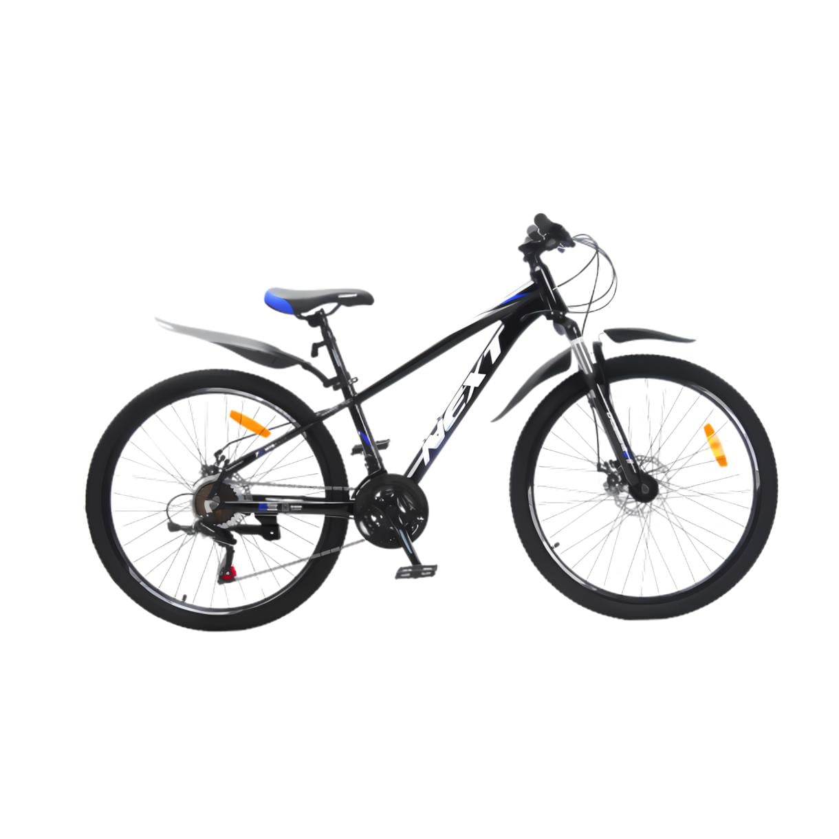 Велосипед Crossbike Next 2025 26" 12" Чорний/Синій (263)