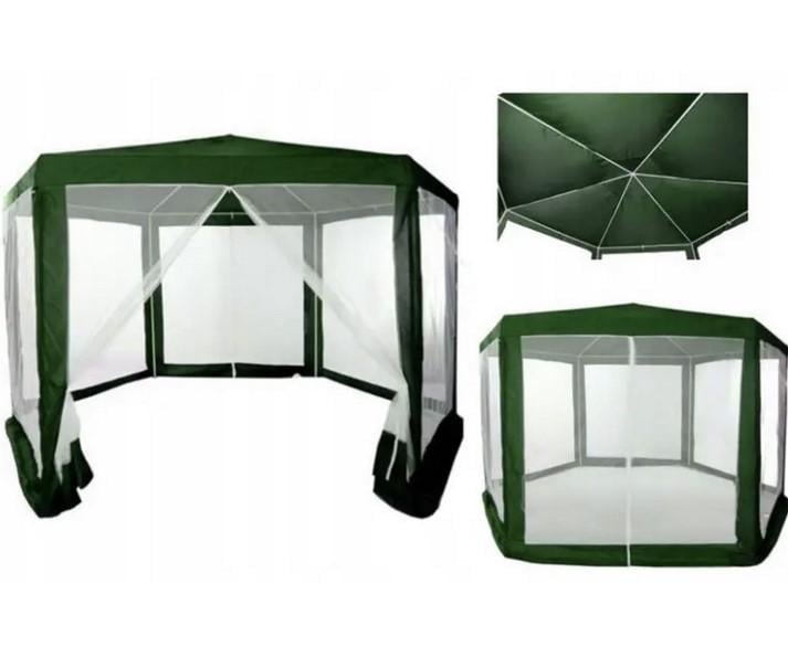 Садовий павільйон з москітною сіткою 6 стінок (27477078) - фото 4 Садовий павільйон з москітною сіткою 6 стінок (27477078) - фото 4