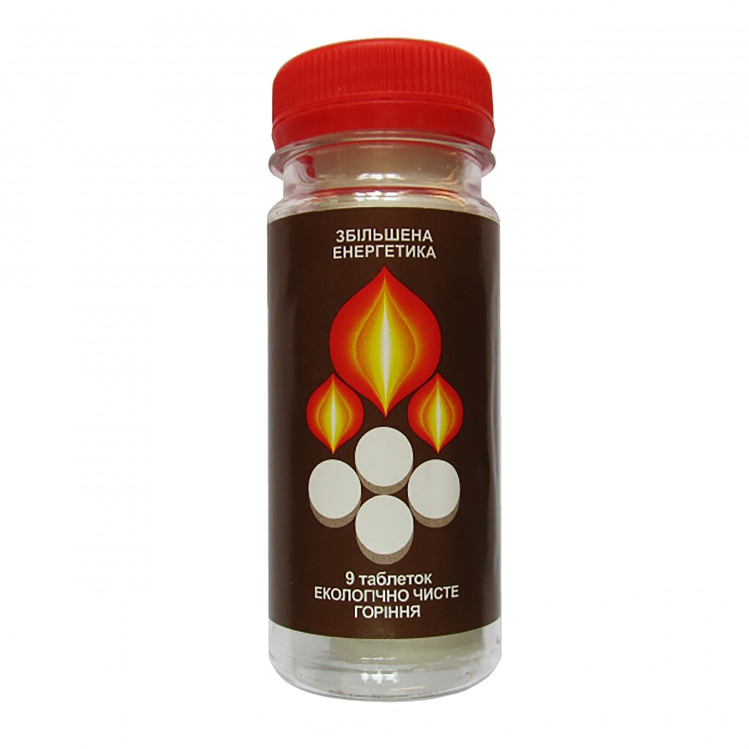 Сухой спирт увеличенная Энергетика 9 табл.