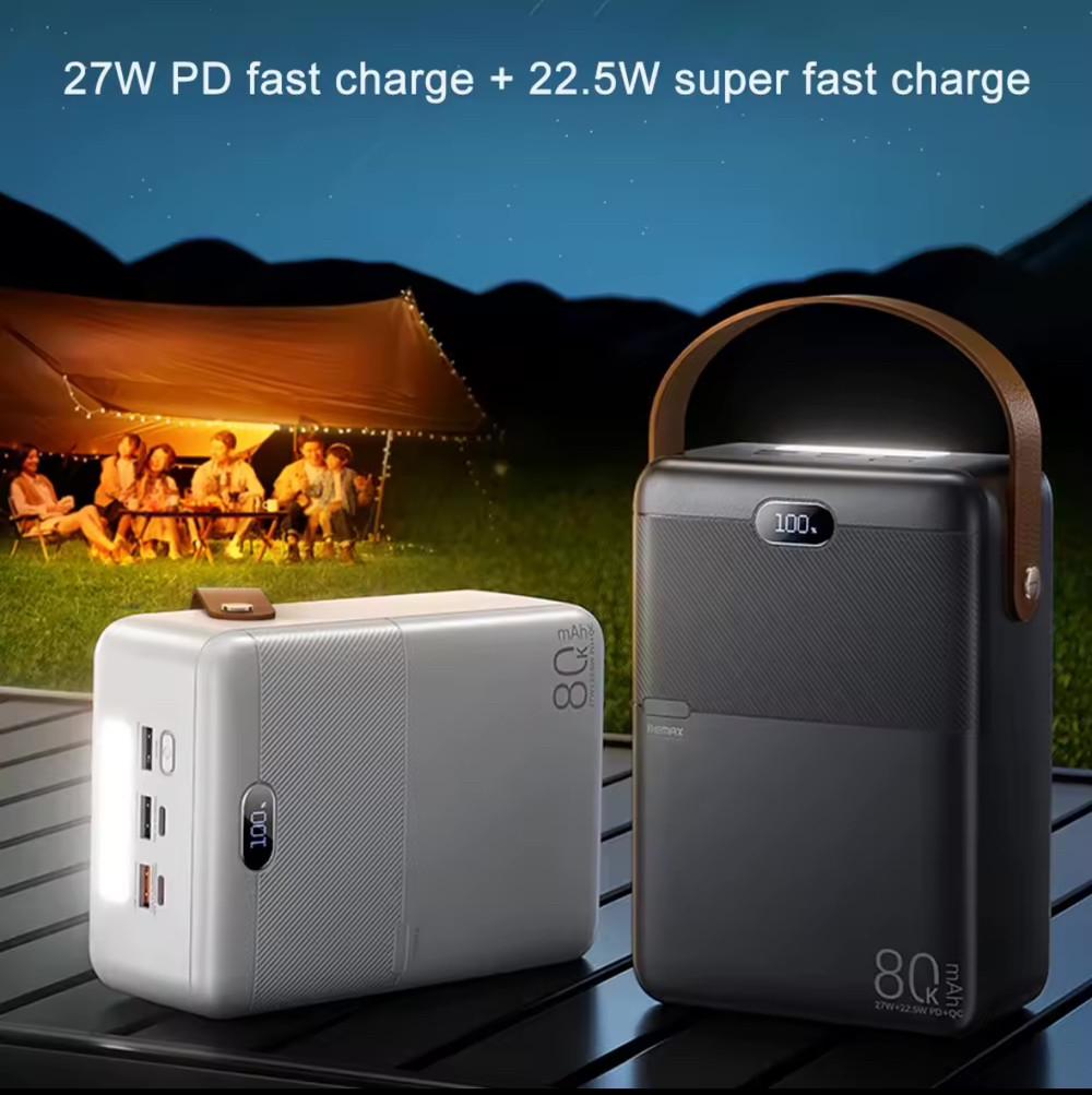 Повербанк Remax RPP-118 80000 mAh QC/PD 27W 3USB/Type-C QC/PD - фото 6