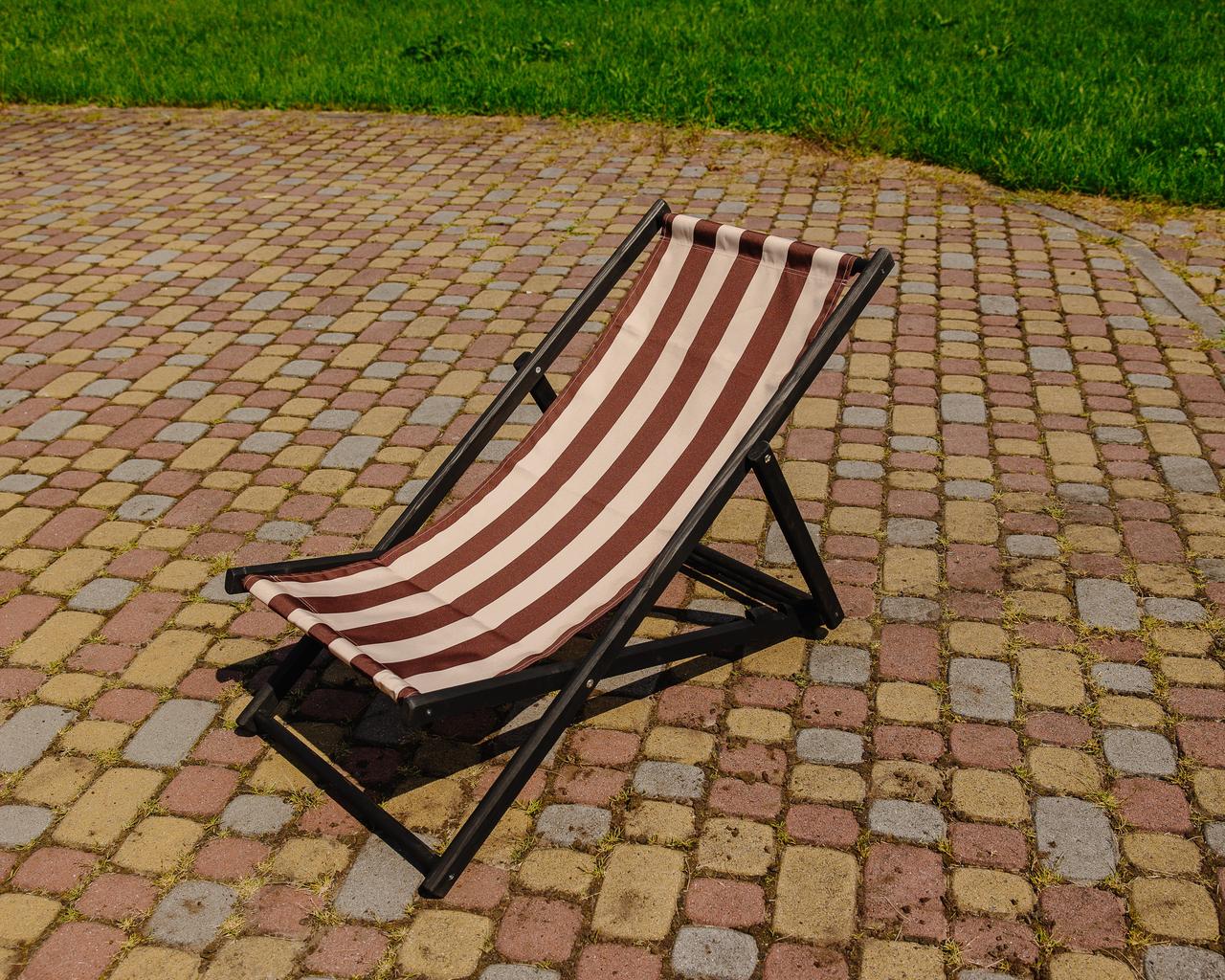 Шезлонг для дачи тканевый XRmaster Кофейный/Черный (КШ-004/2) Шезлонг для дачи тканевый XRmaster Кофейный/Черный (КШ-004/2)