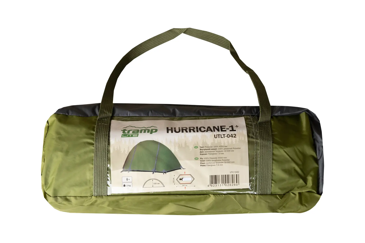 Палатка двухслойная Tramp Lite Hurricane olive UTLT-042 (1762291525) - фото 8