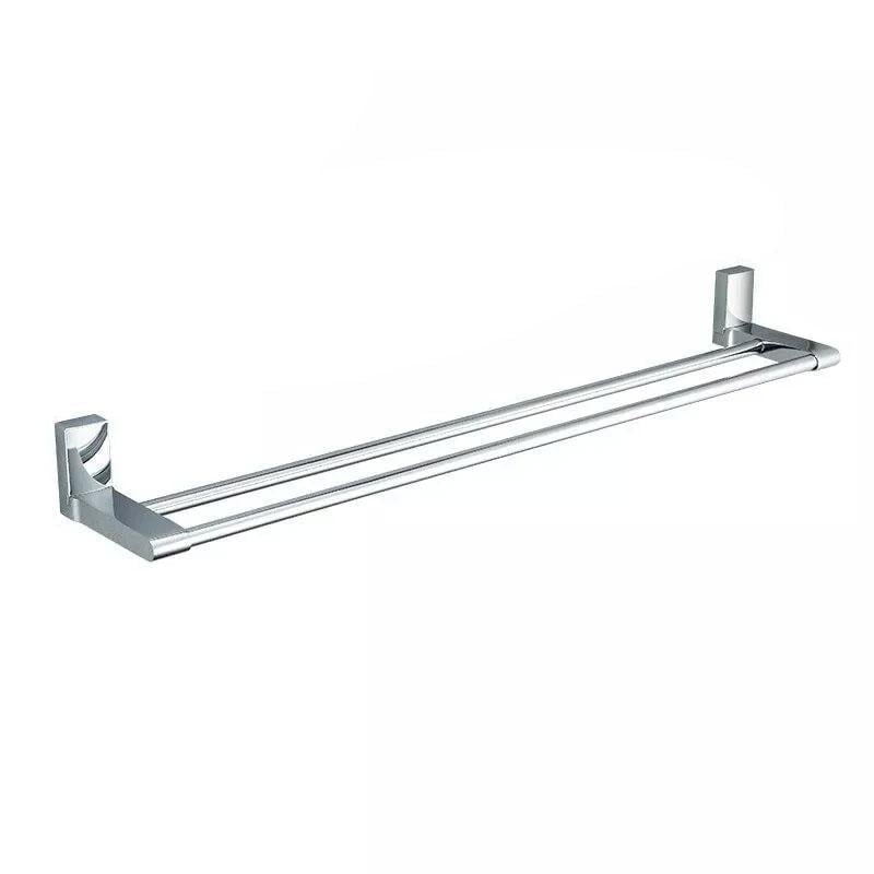 Тримач для рушників Frap F1809 з 2-ма накладками 600 мм Білий/Хром (SQ-1040764)