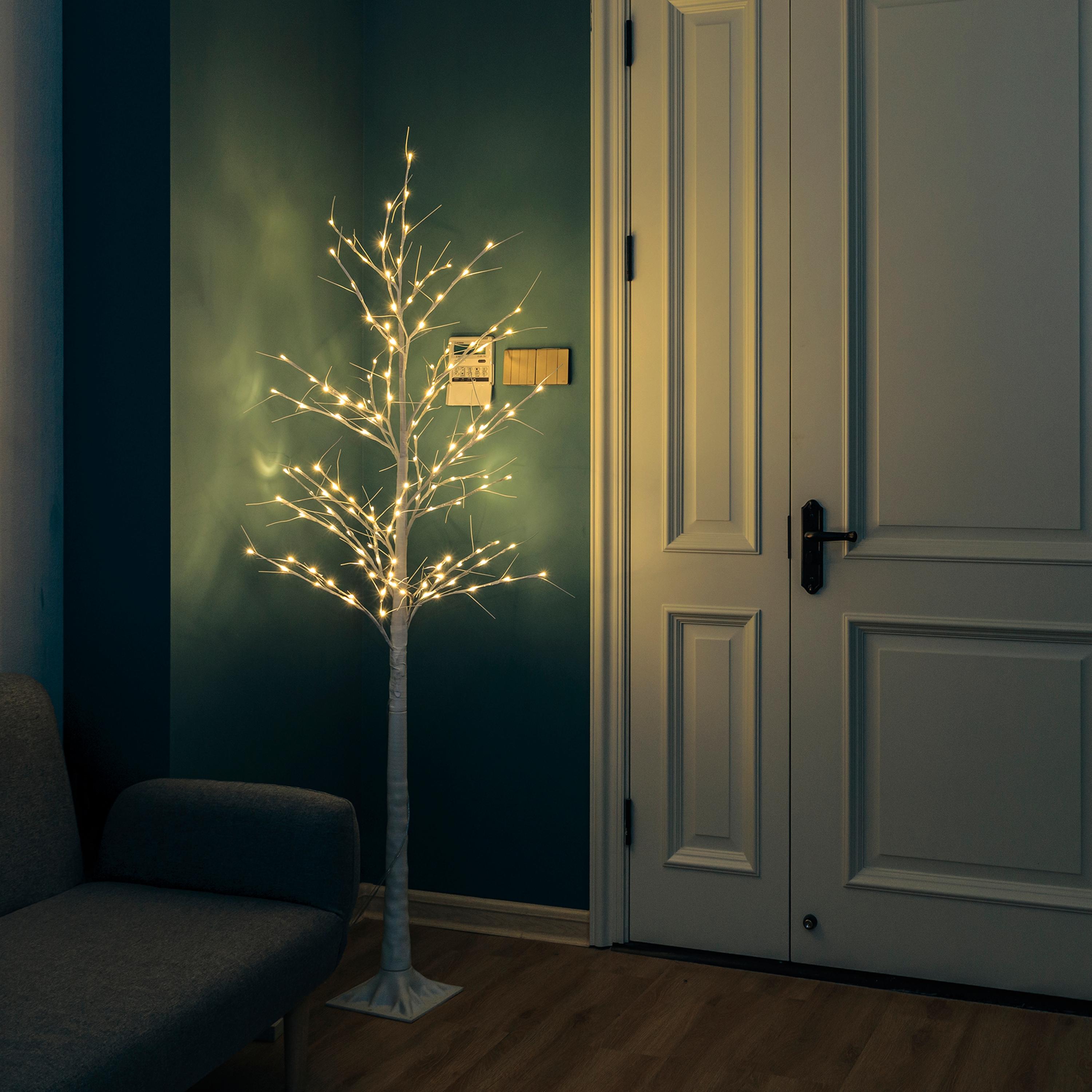 Дерево Береза світлодіодне 120 см 220V Білий/Білий теплий (WLS-9041-W) - фото 3 Дерево Береза світлодіодне 120 см 220V Білий/Білий теплий (WLS-9041-W) - фото 3