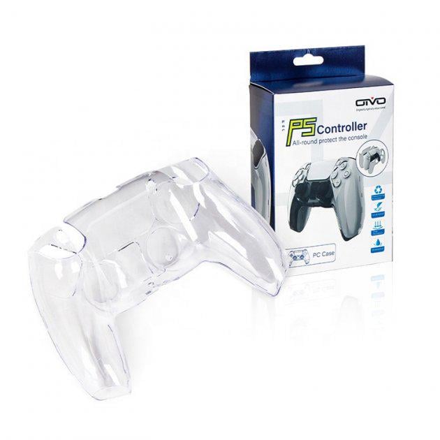 Чехол-кейс прозрачный пластиковый OIVO для геймпада DualSense консоли Sony PS5/PS5 Digital Edition (9526869) Чехол-кейс прозрачный пластиковый OIVO для геймпада DualSense консоли Sony PS5/PS5 Digital Edition (9526869)
