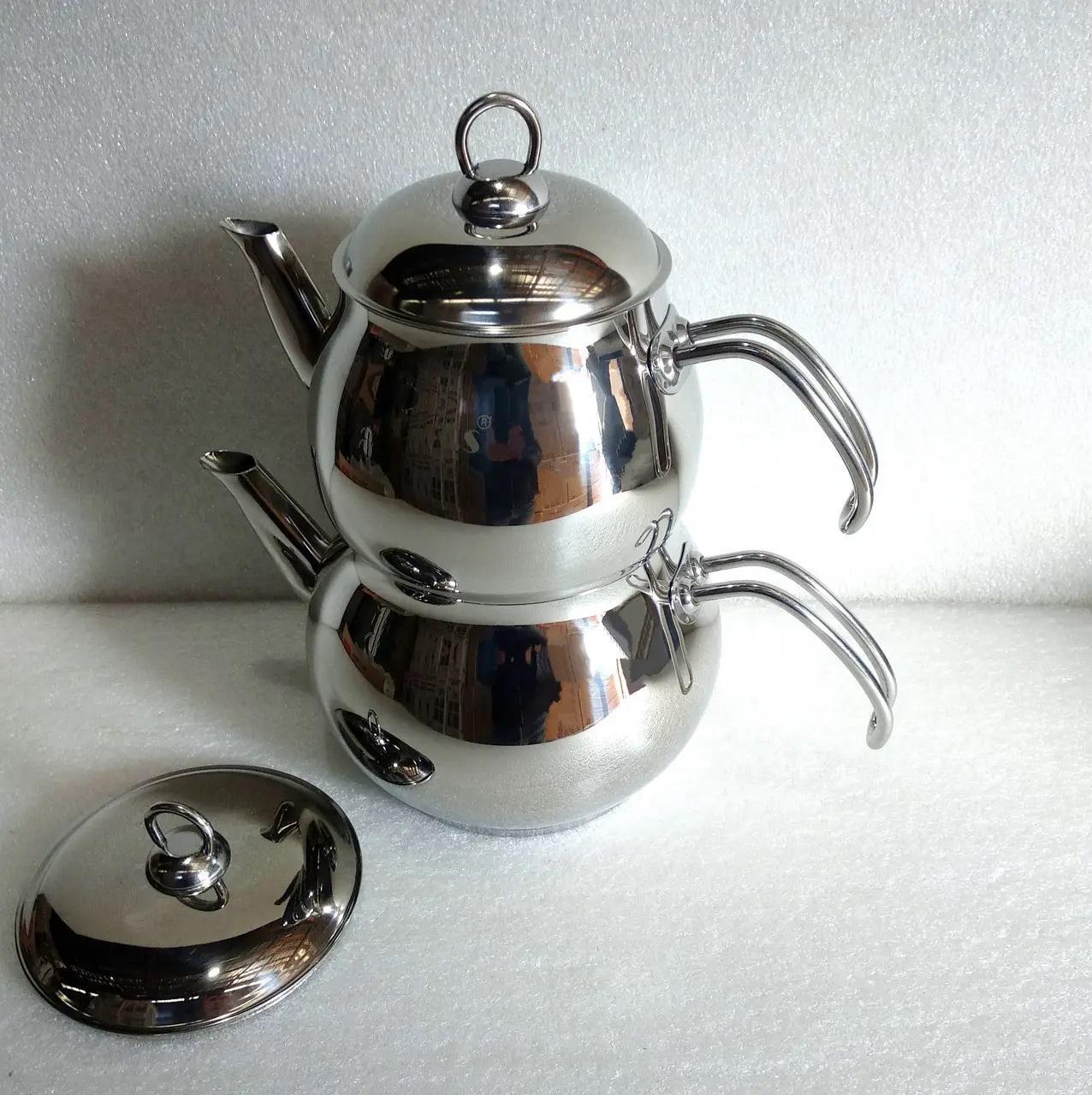 Чайник двухъярусный OMS Collection 8012-XL 1,4/2,8 л (87924) - фото 4 Чайник двухъярусный OMS Collection 8012-XL 1,4/2,8 л (87924) - фото 4