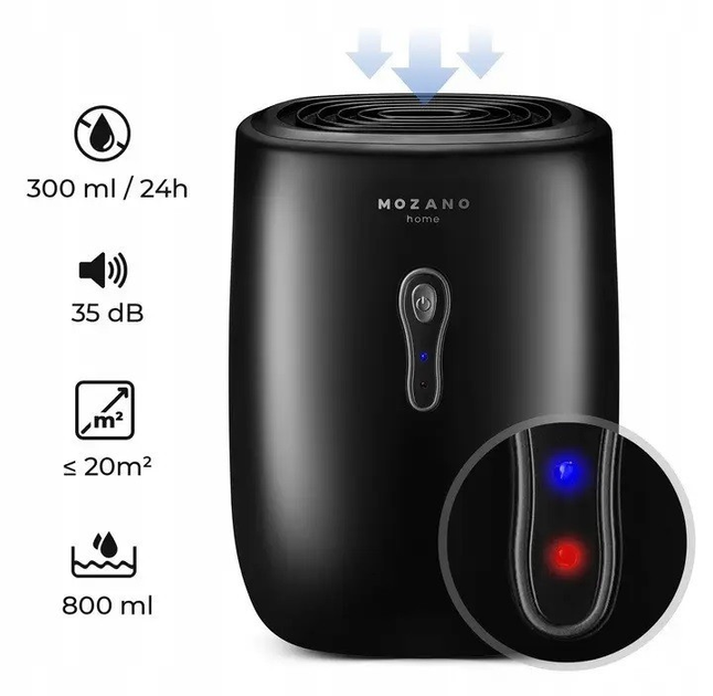 Осушувач Mozano Dry Vac Black - фото 2