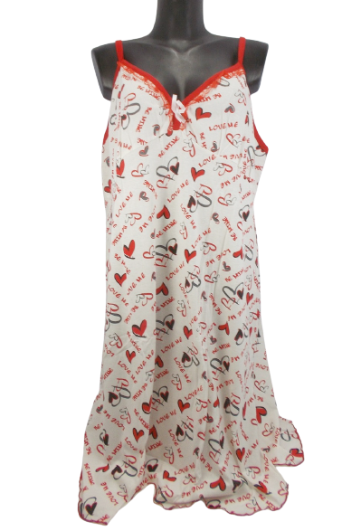 Ночная рубашка женская на бретелях AL-Aziz 10-5 р. 56-58 Белый (1436462506)