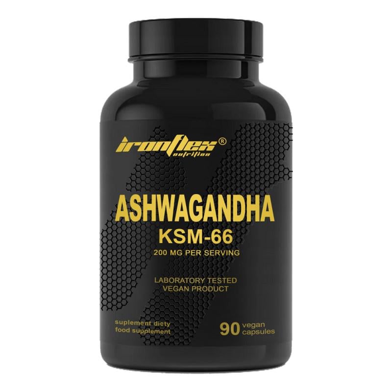 Экстракт ашваганды IronFlex Ashwagandha KSM-66 90 таблеток