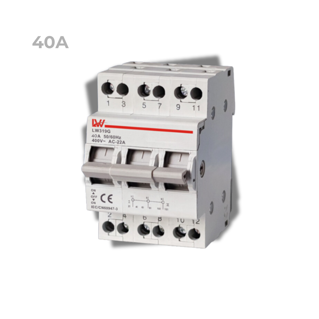 Переключатель нагрузки трехпозиционный 3Р 40A (29545245) - фото 5 Переключатель нагрузки трехпозиционный 3Р 40A (29545245) - фото 5