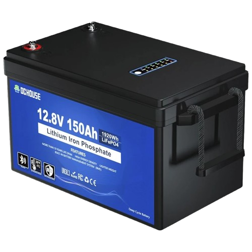 Аккумуляторная батарея DСHOUSE LiFePO4 12,8V 150 Ah заряд 120А Bluetooth Черный (ECO-LFP1215005)