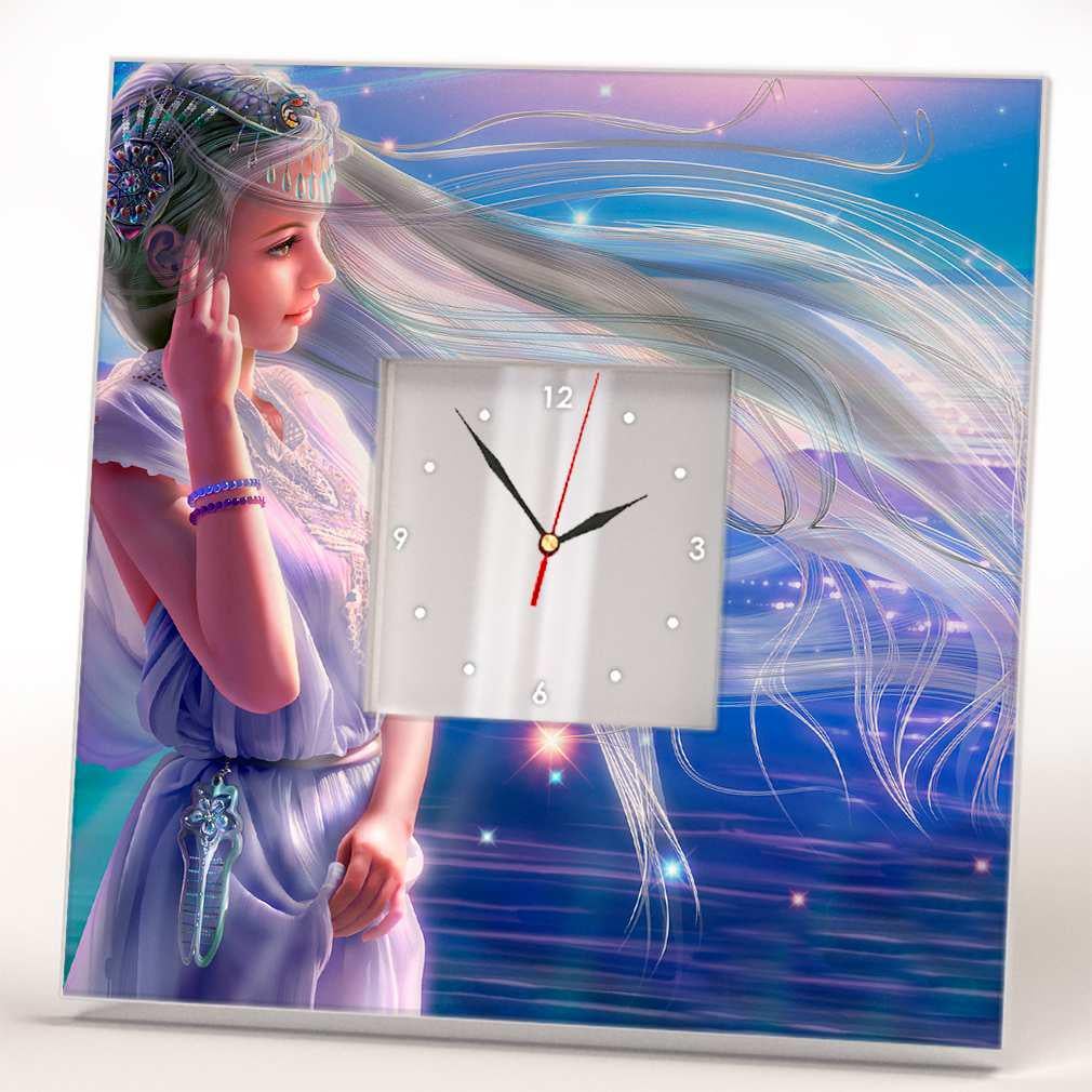 Часы настенные с фотопечатью WonderCloud аниме 260x260 мм (C03899)