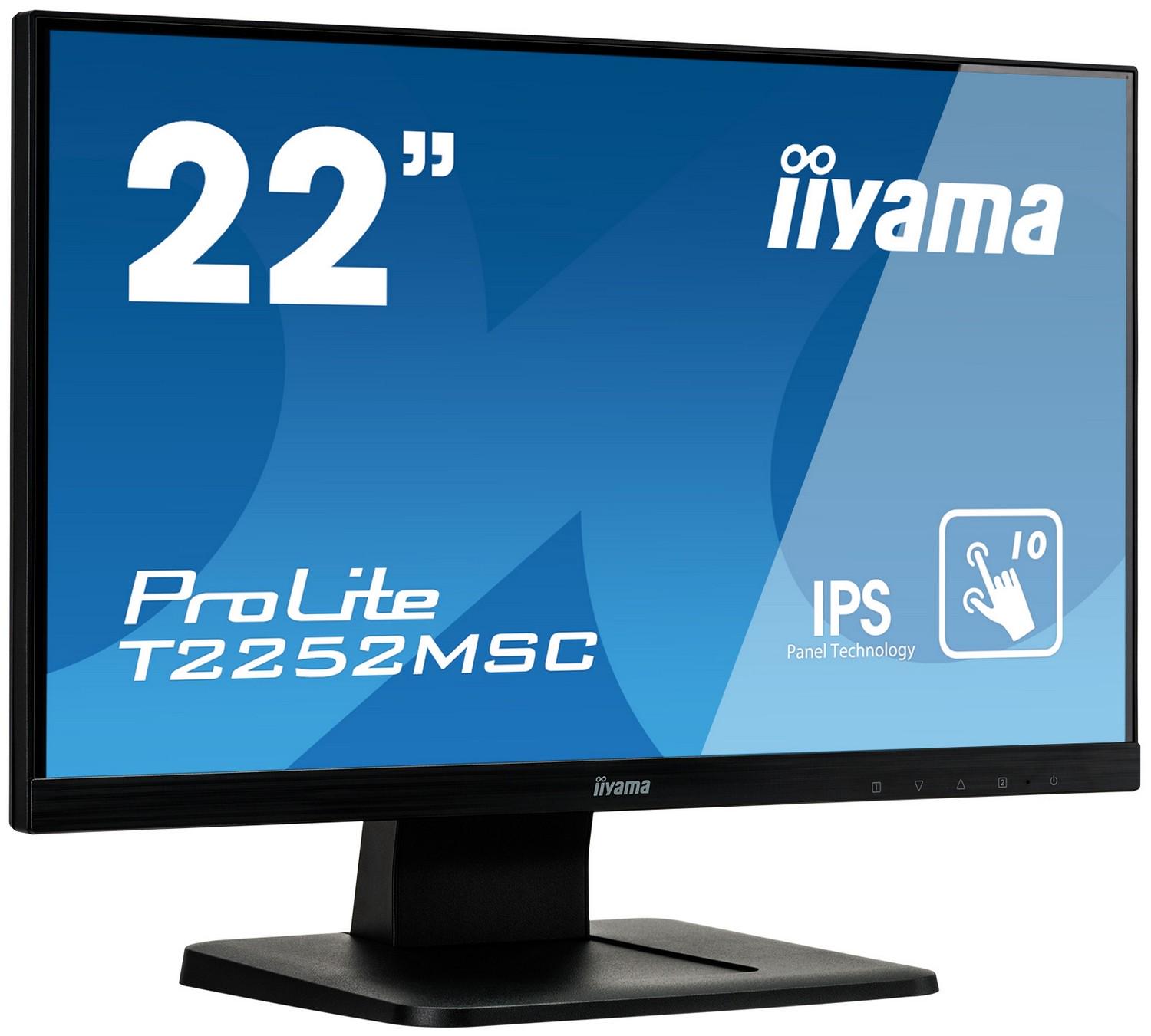 Монітор сенсорний Iiyama ProLite T2252MSC-B1 21,5" (4948570115136)