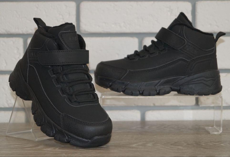 Черевики зимові дитячі BBT kids р. 26 16,5 см Чорний (31563-26) - фото 3 Черевики зимові дитячі BBT kids р. 26 16,5 см Чорний (31563-26) - фото 3