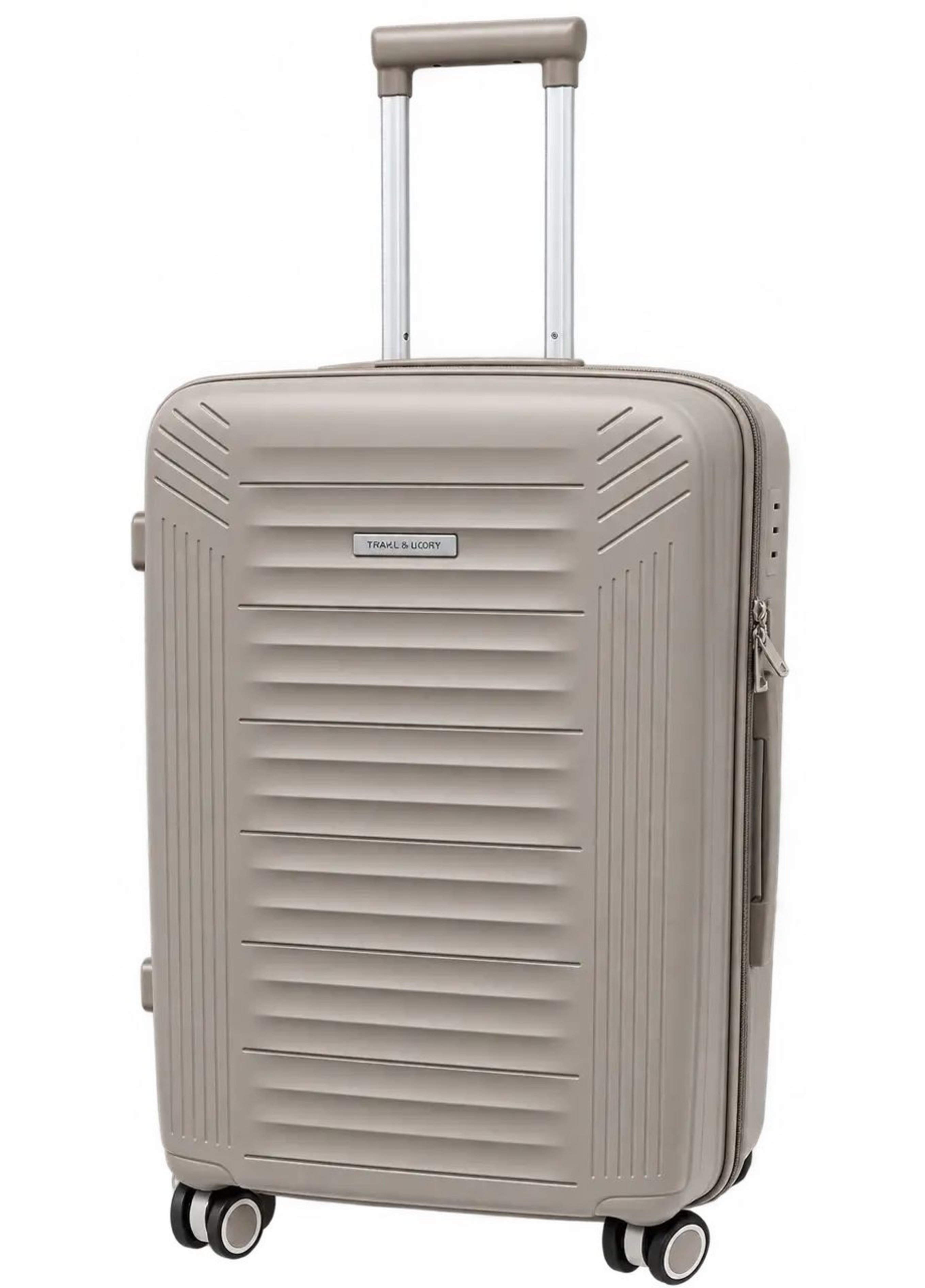 Валіза пластикова Oriental Glory велика 90 л Сірий (PP-805L grey) Валіза пластикова Oriental Glory велика 90 л Сірий (PP-805L grey)