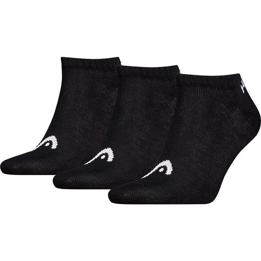 Носки Head ELEMENTS ALL SPORTS SNEAKER 3P 701229011-001 3 пары р. 39-42 Черный (56988-115)