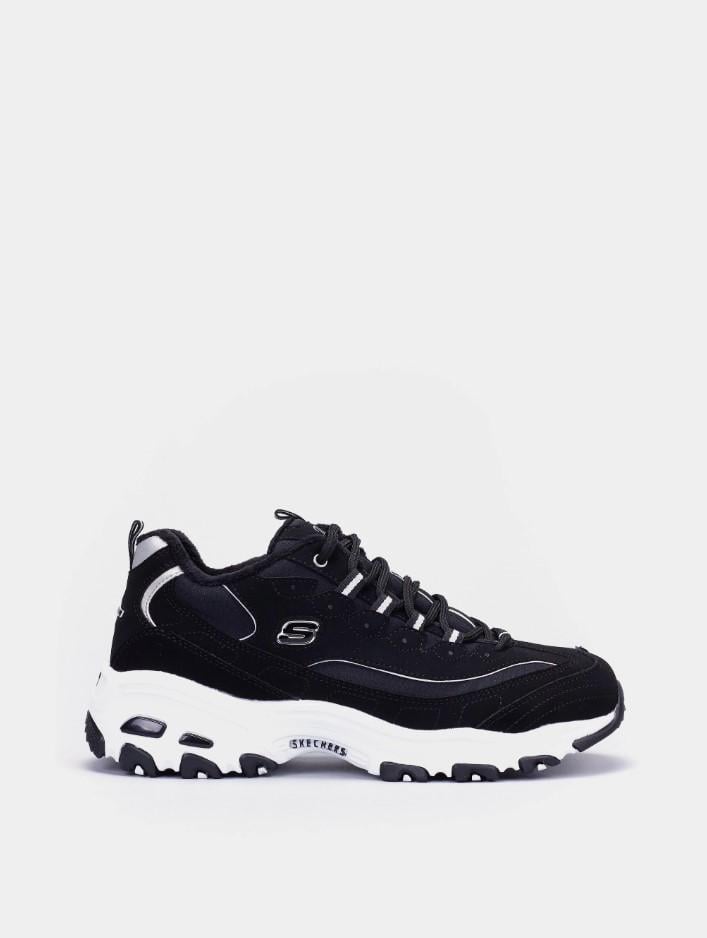 Кроссовки женские Skechers 66666125 BLK р. 35 Черный (37459386)