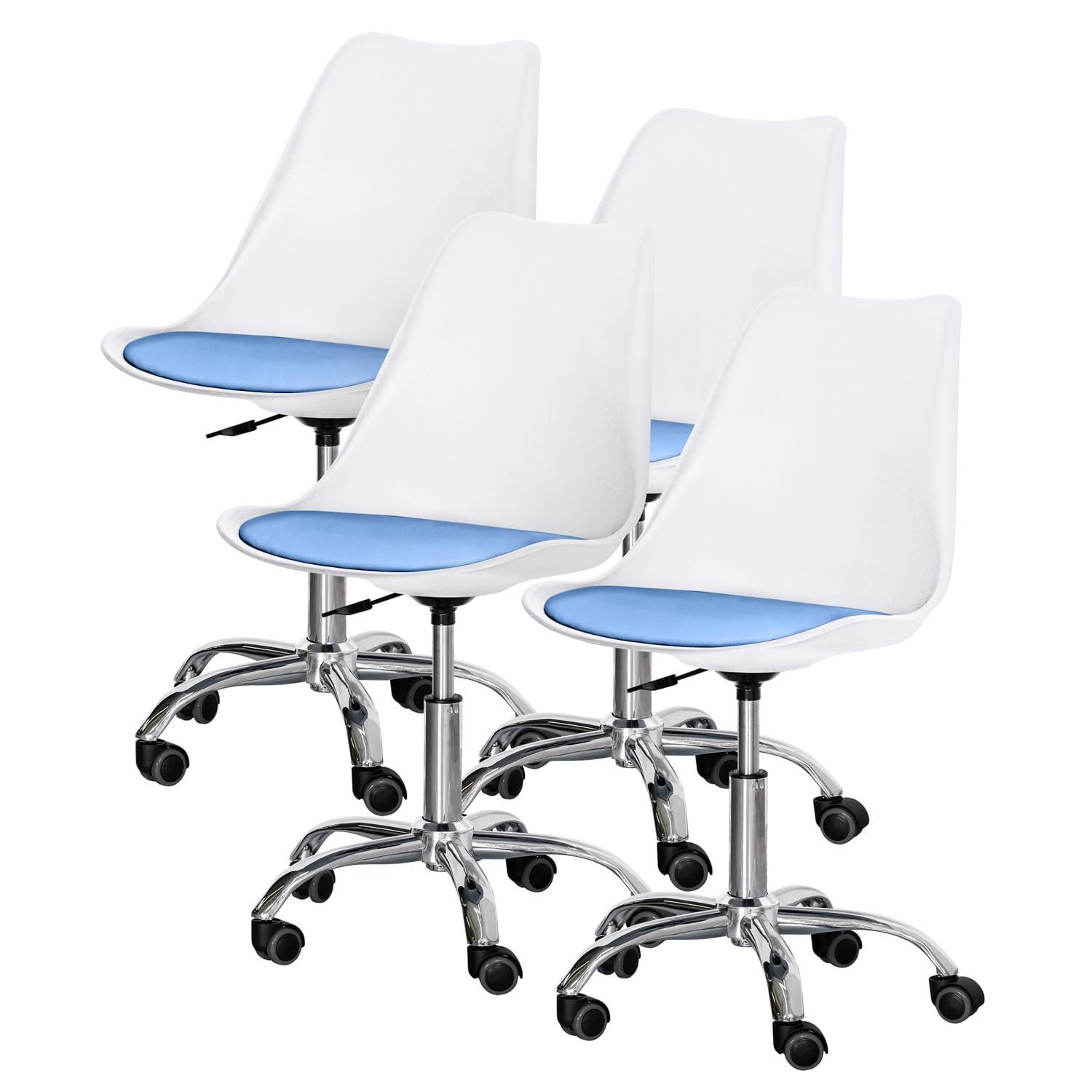 Кресло Evo-Kids Capri 4 шт. White/Blue (H-231 W/BL-X4)