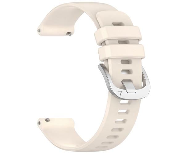Ремінець силіконовий для смарт-годинників Xiaomi Watch S4 41/18 мм Бежевий (49587) Ремінець силіконовий для смарт-годинників Xiaomi Watch S4 41/18 мм Бежевий (49587)