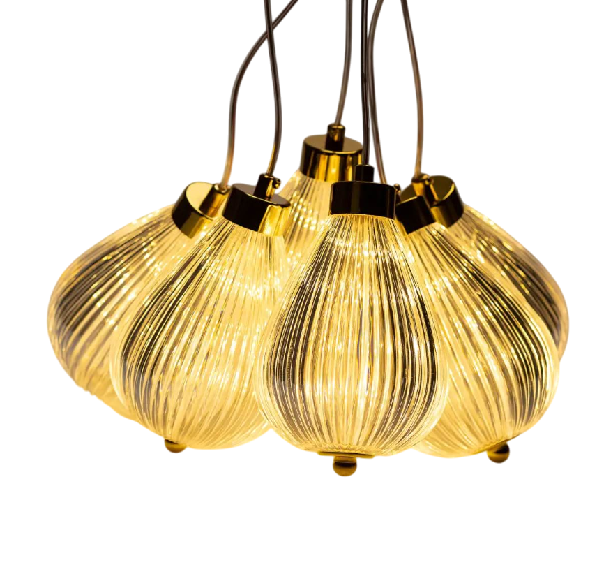 Гирлянда-штора Воздушный шар 3 метра 6 фигур Теплый белый