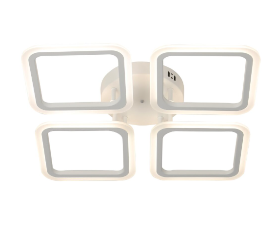 Люстра потолковая светодиодная Valeso 88 Вт с пультом ДК 60 см Белый (2929/4BIG) Люстра потолковая светодиодная Valeso 88 Вт с пультом ДК 60 см Белый (2929/4BIG)