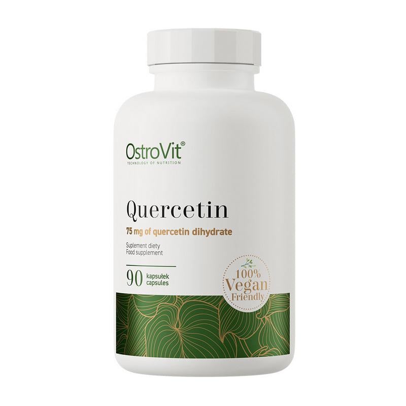 Кверцетин дигідрат 75 мг із софори японської OstroVit Quercetin Vege 90 вег. капс.