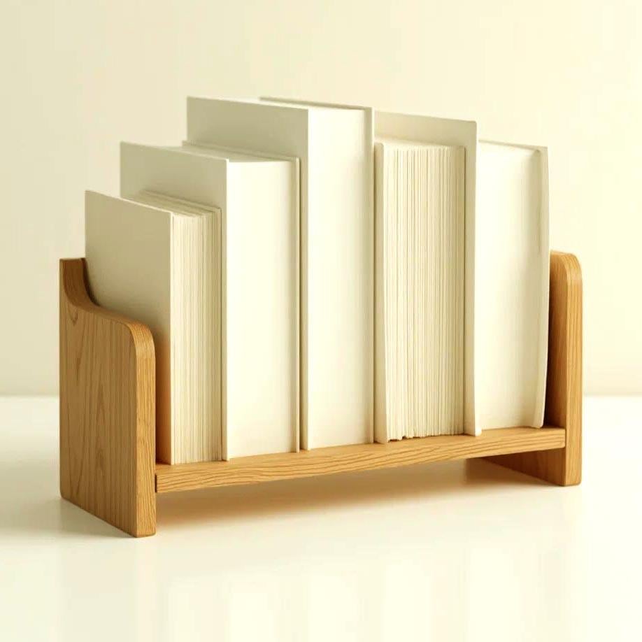 Полка книжная настольная из дерева Дорантеда Карри (КПА-005903)