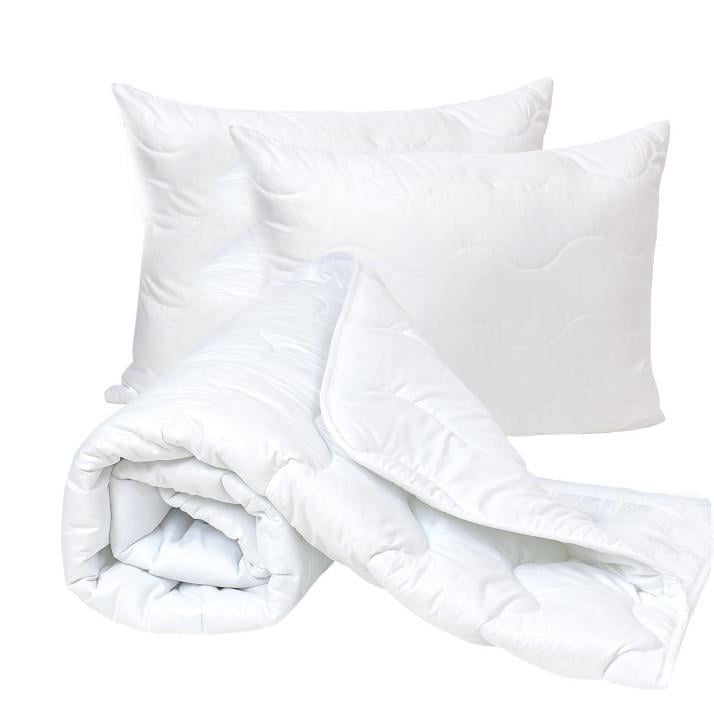 Комплект одеяло всесезонное односпальное 135х215 см и 2 подушки 50х70 см (1653012790)