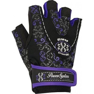 Перчатки для фитнеса и тяжелой атлетики Power System Classy женские PS-2910 XS Black/Purple