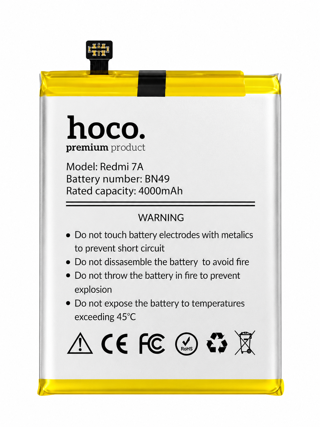 Аккумулятор Hoco BN49 для Xiaomi Redmi 7A (29769279)