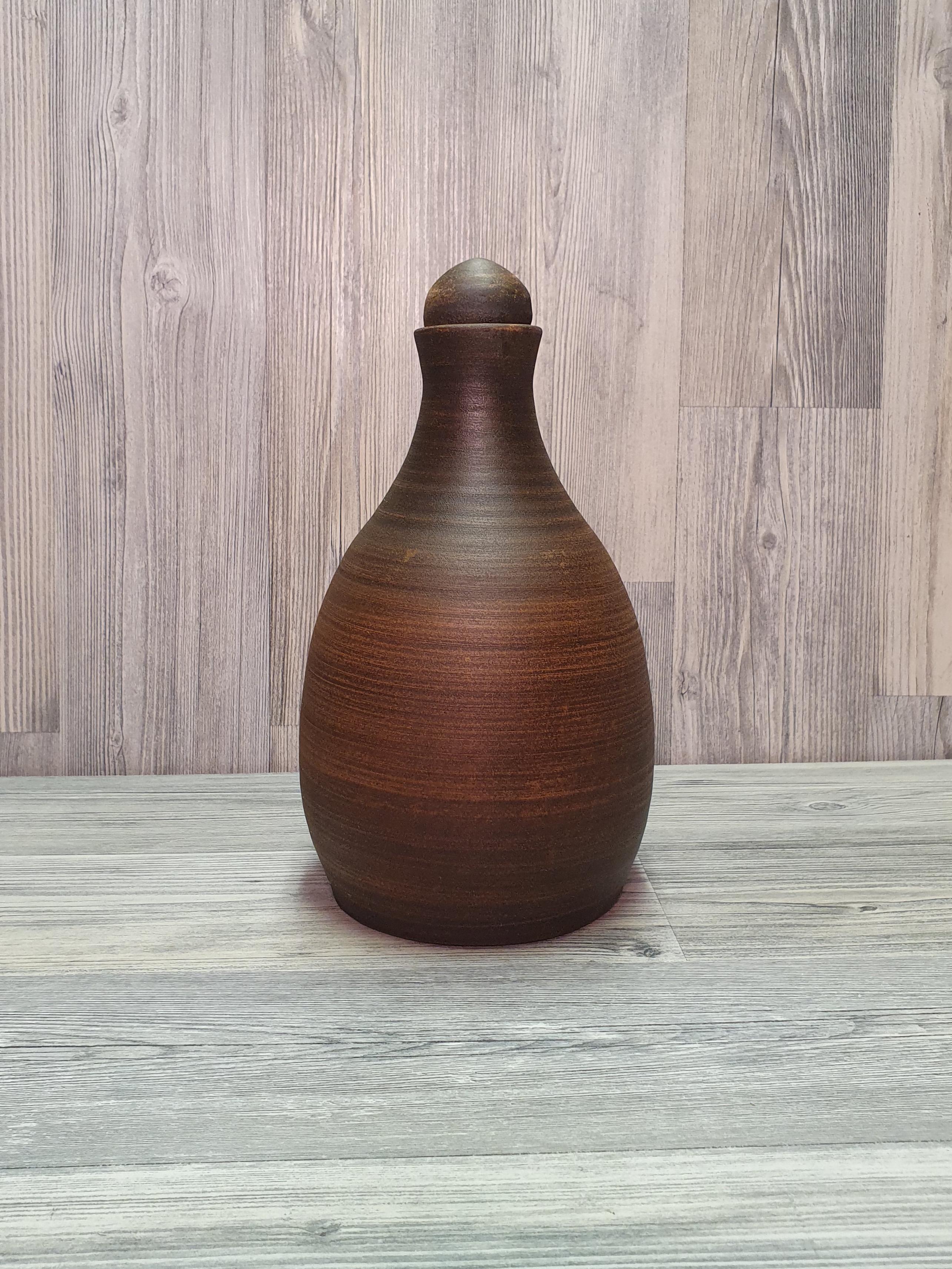 Штоф из красной глины (5141) - фото 7