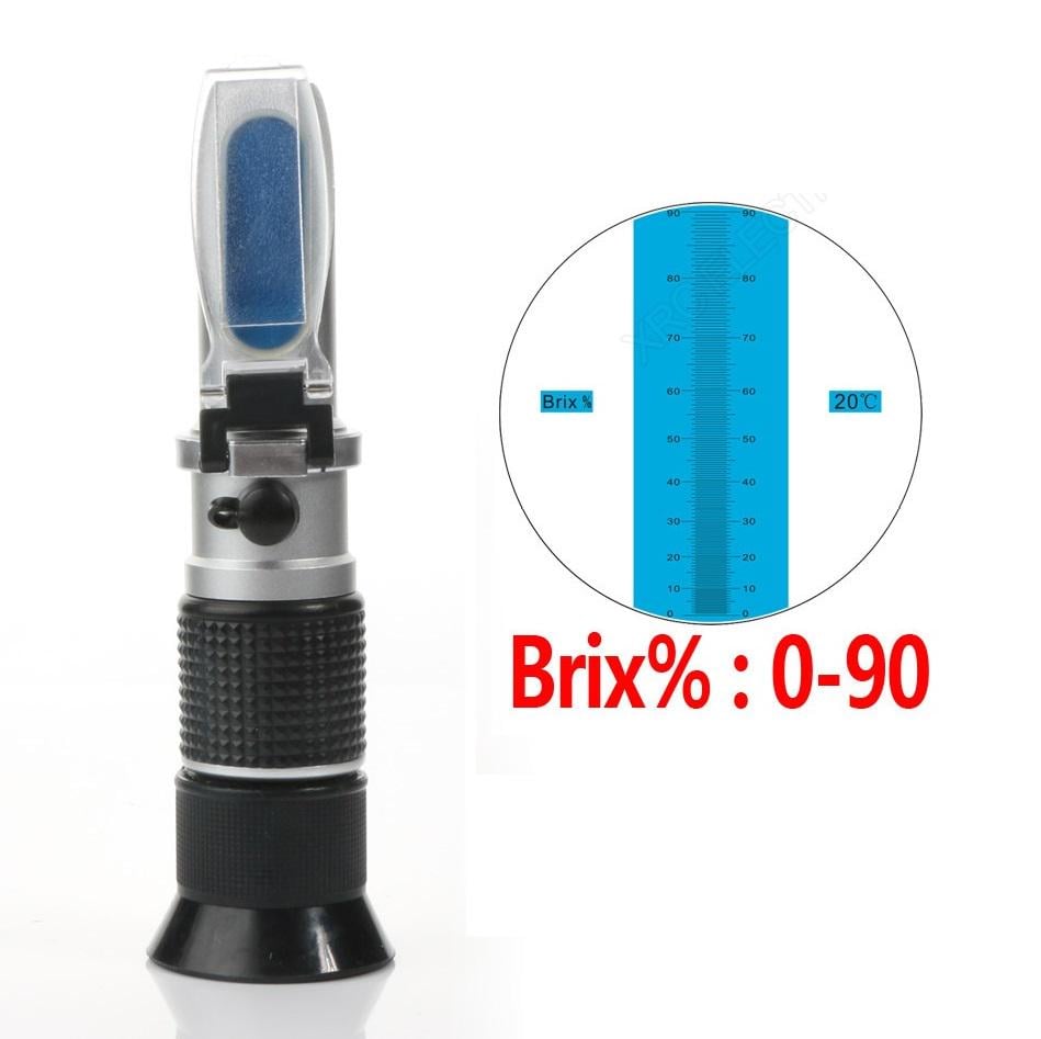 Рефрактометр Brix RZ 117 цукристості для меду сиропу джему з пластиковим чохлом (0-90) - фото 2 Рефрактометр Brix RZ 117 цукристості для меду сиропу джему з пластиковим чохлом (0-90) - фото 2