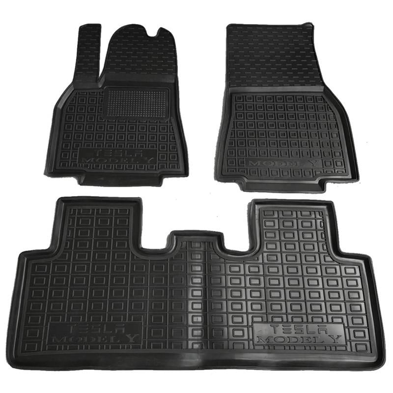 Набор ковриков автомобильных AVTO-Gumm для Tesla Model Y в салон 3 шт. (25714200) Набор ковриков автомобильных AVTO-Gumm для Tesla Model Y в салон 3 шт. (25714200)